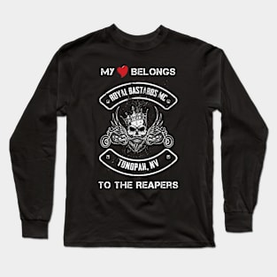 Royal Bastards MC Tonopah, NV My Heart Reapers Long Sleeve T-Shirt